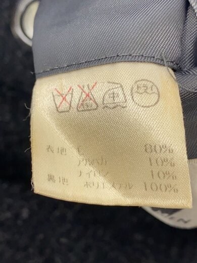 商品画像：80-90s/旧タグ/アルパカ混/コート/--/ウール/BLK/無地 4