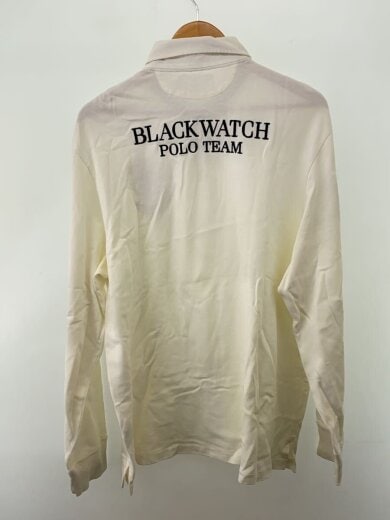 商品画像：長袖ポロシャツ/XL/コットン/WHT/無地 2