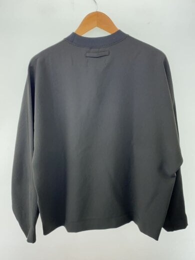 商品画像：長袖Tシャツ/S/ポリエステル/BLK/無地/5512-2-000004 2