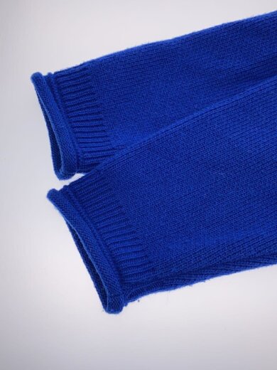 商品画像：ニット・セーター(厚手)/M/ウール/BLU/無地 5