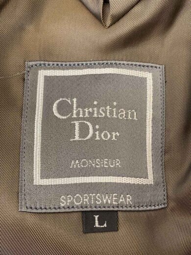 商品画像：テーラードジャケット/L/ウール/BRW/ヘリンボーン 3