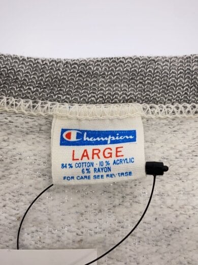 商品画像：スウェット/L/コットン/GRY/無地 3