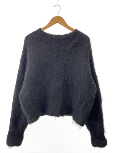 商品画像：ニット・セーター(厚手)/FREE/モヘア/BLK/無地/21222365604 1