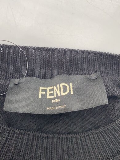 商品画像：ニット・セーター(薄手)/46/ウール/BLK/fzy131 3