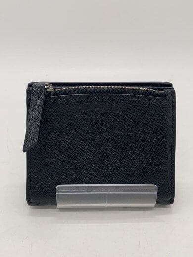 商品画像：FLAP WALLET/2つ折り財布/レザー/BLK/無地/メンズ/SA1UI0020 2