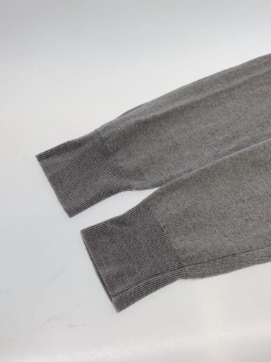 商品画像：ニット・セーター(薄手)/L/ウール/GRY/無地/AU00501KT1003 5