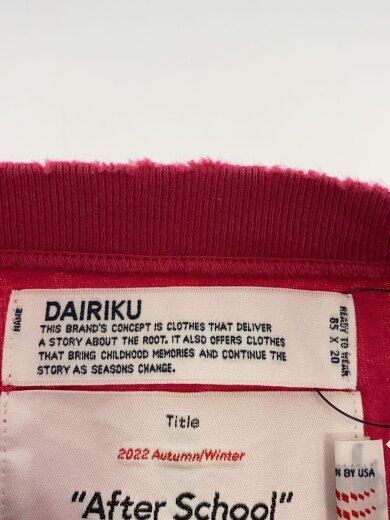 商品画像：長袖Tシャツ/FREE/コットン/PNK/無地/22AW　C-5/着用感あり 3