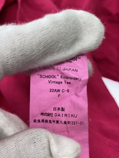 商品画像：長袖Tシャツ/FREE/コットン/PNK/無地/22AW　C-5/着用感あり 4
