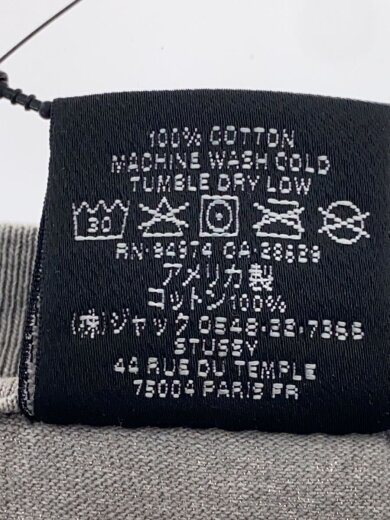 商品画像：USA製/Pigment Dyed/Tシャツ/L/コットン/GRY/無地// 4