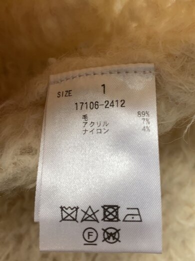 商品画像：ニット・セーター(厚手)/1/ウール/BEG/無地/17106-2412// 4