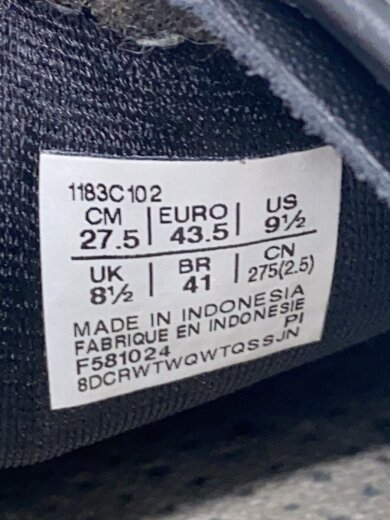 商品画像：ローカットスニーカー/27.5cm/BLK/1183C102 5