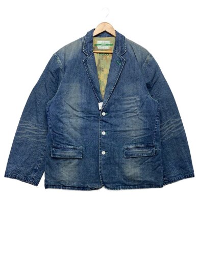 商品画像：00S/テーラードジャケット/XL/デニム/IDG/無地// 1