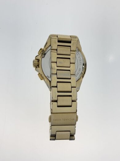 商品画像：クォーツ腕時計/アナログ/ステンレス/WHT/GLD/MK-5635// 5