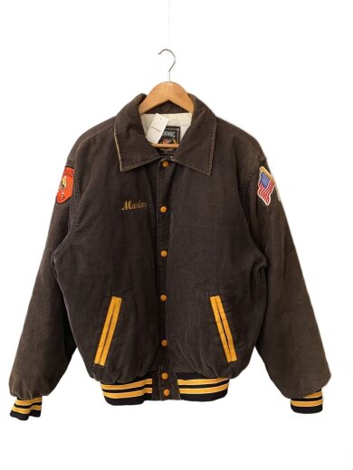 商品画像：90-00s/usa製/スタジャン/L/コーデュロイ/BRW/無地 1