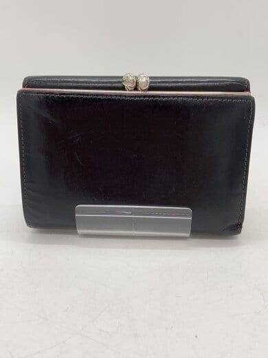 商品画像：3つ折り財布/レザー/BLK/レディース 2