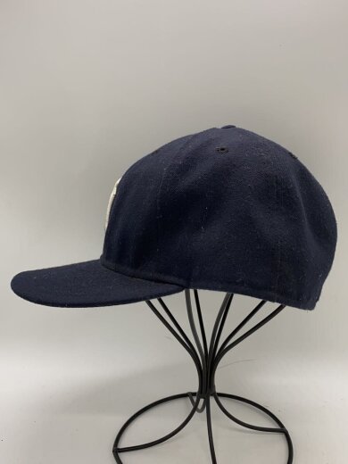 商品画像：USA製/キャップ/7 3/8/コットン/NVY/無地/メンズ/汚れあり 2