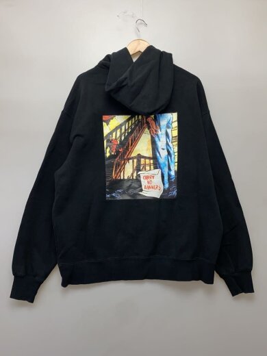 商品画像：パーカー/XL/コットン/BLK/プリント/75-13-0567-146// 2