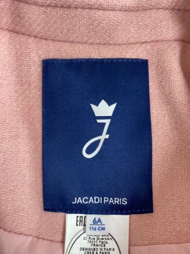 画像：Jacadiコート/110cm/PNK/無地//3