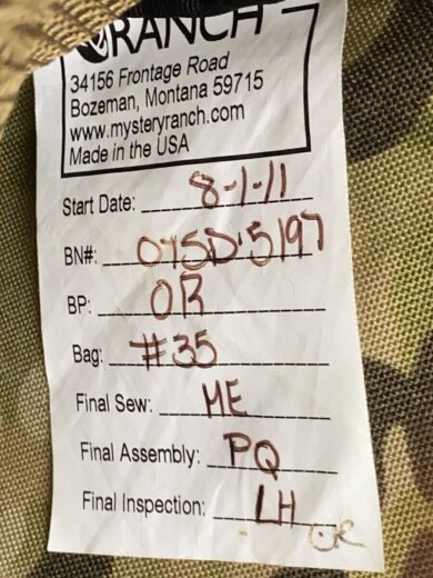 画像：MYSTERY RANCHショルダーバッグ/--/マルチカラー/カモフラ9