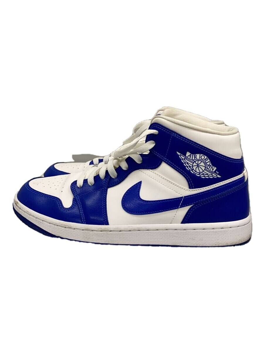 NIKE / AIR JORDAN 1 MID_エア ジョーダン 1 ミッド/28cm/BLU//