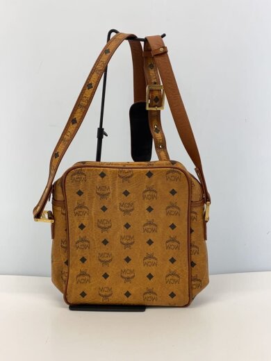 商品画像：ショルダーバッグ/レザー/BRW/総柄/F6385// 3