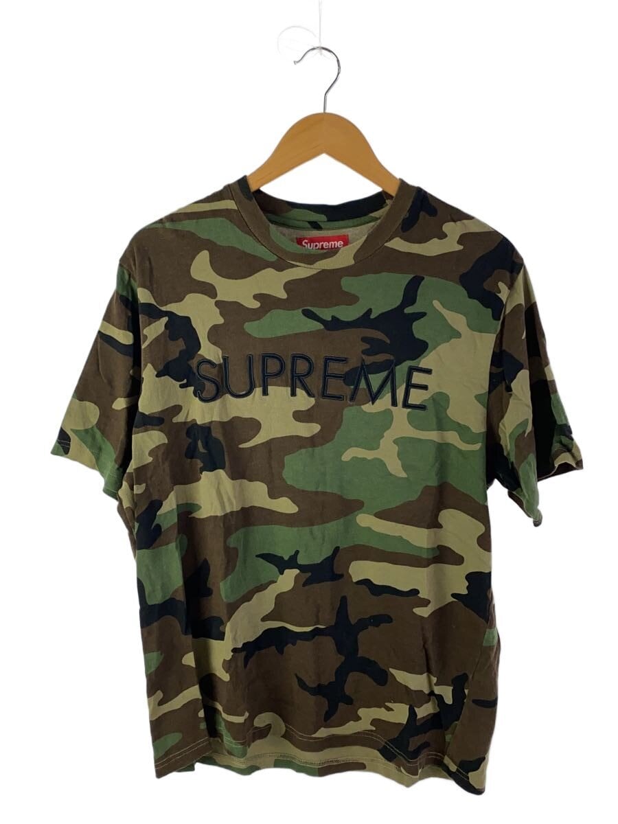 Supreme / Tシャツ/M/コットン/カーキ/カモフラ