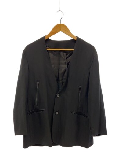 商品画像：テーラードジャケット/2/ウール/BLK/無地/UCU4103// 1
