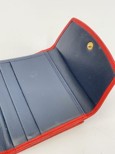 商品画像：2つ折り財布//RED/レディース 7