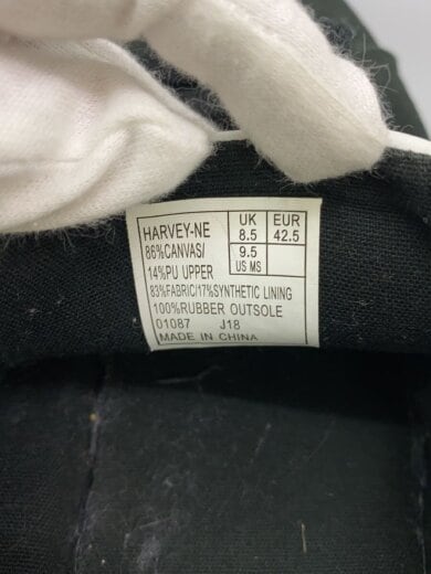 商品画像：ローカットスニーカー/UK8.5/BLK 5