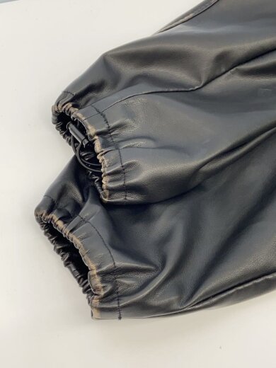 商品画像：ジャケット/48/フェイクレザー/BLK/無地/A17277 6