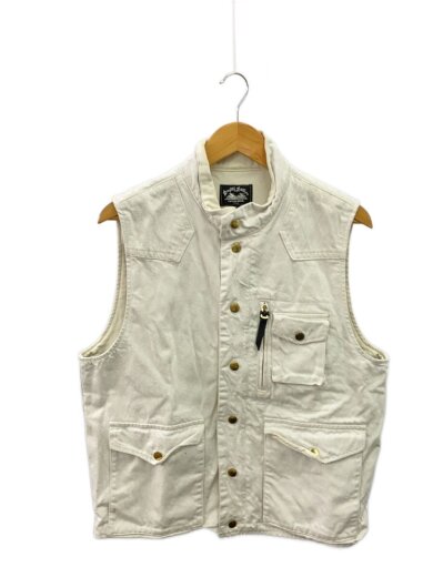 画像：LANGLITZ LEATHERSベスト/L/コットン/WHT1