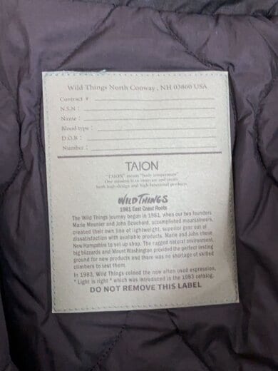 商品画像：ダウンジャケット/M/ポリエステル/BLK/WT25466TN-JS 3