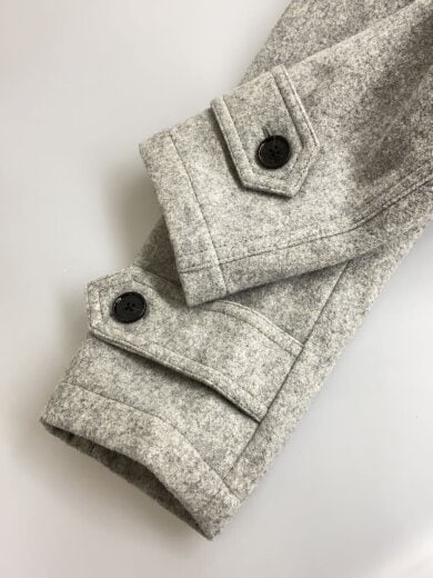 商品画像：コート/L/ウール/GRY/無地/51F11-810-06 5