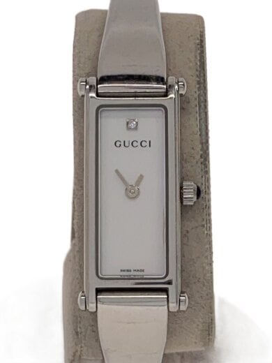 商品画像：クォーツ腕時計/アナログ/ステンレス/WHT/SLV/1500L 1