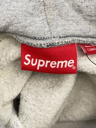 商品画像：パーカー/S/コットン/GRY/無地/襟元シミ有 3