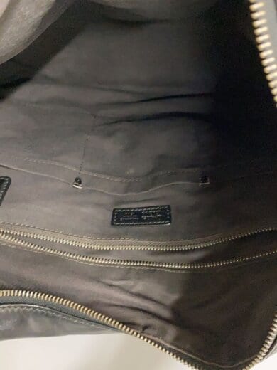 商品画像：トートバッグ/レザー/BLK/無地 6