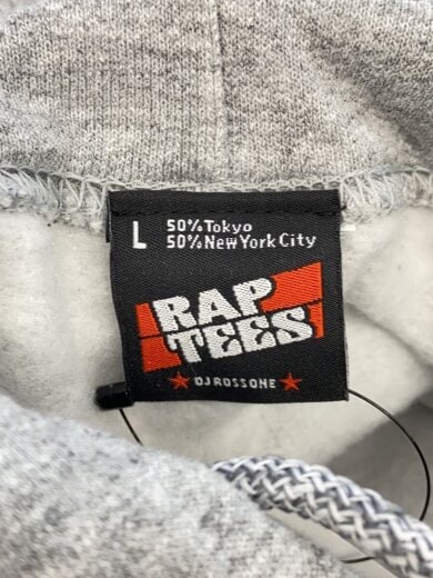 商品画像：raptees/スチャダラパー/RAPロゴパーカー/L/GRY/無地 3
