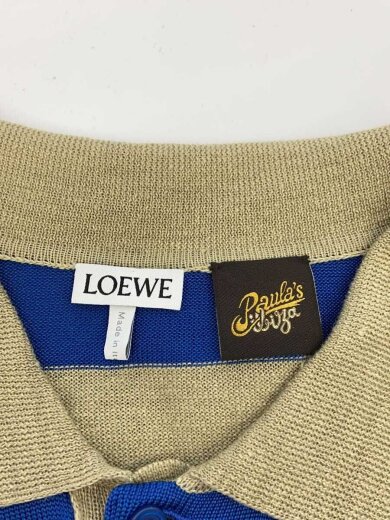 商品画像：ポロシャツ/S/シルク/BLU/ボーダー/H616Y14K53 3