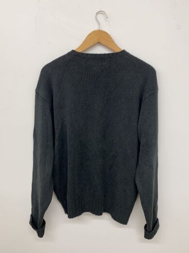 商品画像：ニット・セーター(厚手)/L/コットン/GRY/無地/kr-rl-nm0820// 2