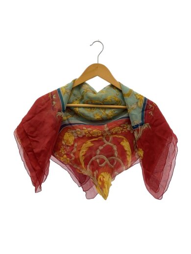 商品画像：ストール/シルク/RED/レディース// 1