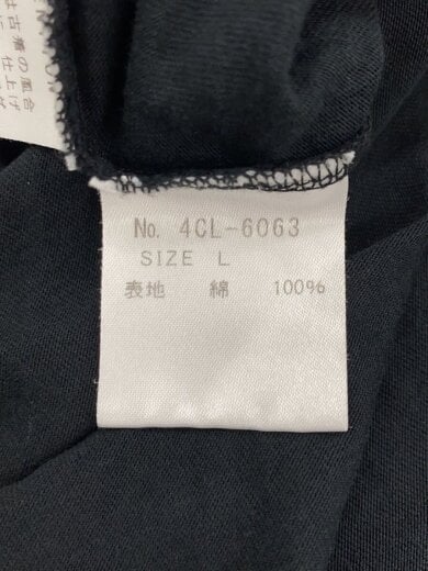 商品画像：7分袖カットソー/L/コットン/BLK/4CL-6063 4