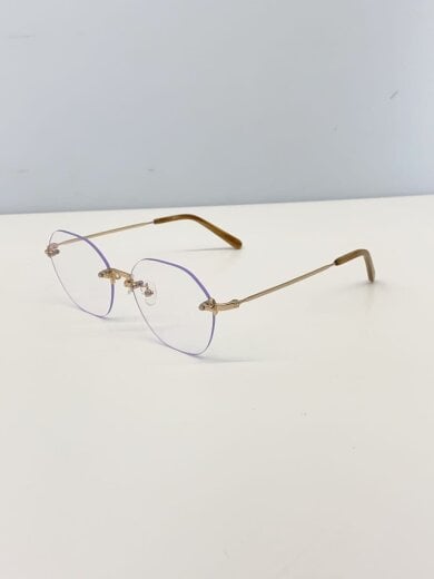 商品画像：wakasa/ブルーライト・近赤外線・HEV・UV・紫外線カット/メガネ/GLD/CLR 2