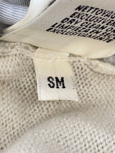 商品画像：マルジェラ期/ニット・セーター(薄手)/カシミア/WHT/無地/サイズSM/ 4