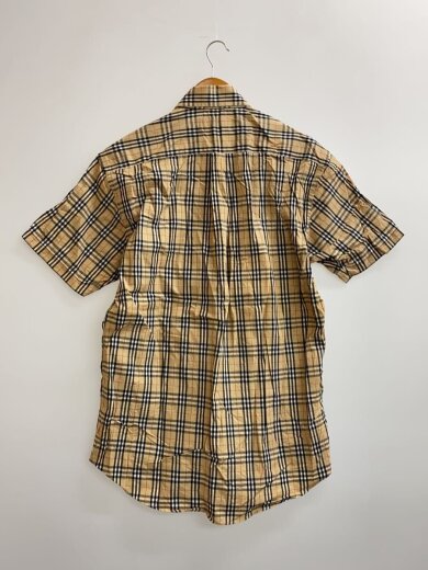 商品画像：半袖シャツ/M/コットン/BEG/ノバチェック/におい有// 2