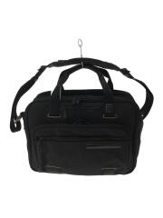 TECH/ブリーフケース/ナイロン/BLK/ビジネスバッグ