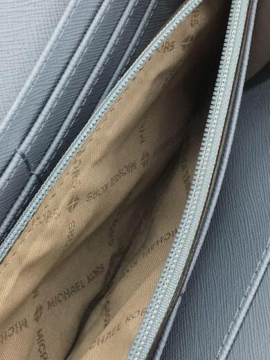 画像：MICHAEL KORS長財布/レザー/BLU/無地/レディース/ブルー/水色5