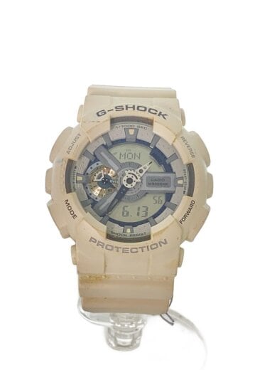 商品画像：クォーツ腕時計/アナログ/ラバー/GRY/WHT/GA-110C 1