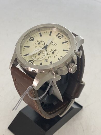 商品画像：クォーツ腕時計/アナログ/レザー/IVO/BRW/JR1473 2