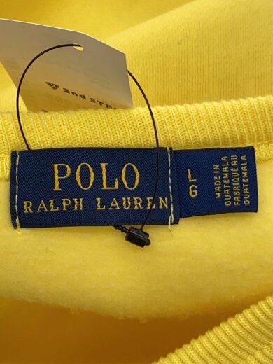 画像：POLO RALPH LAURENスウェット/L/コットン/YLW3