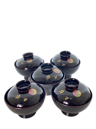商品画像：和食器その他/5点セット/BLK 1